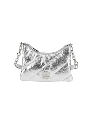 Joop Jeans Schultertasche 'Frizzare Argento Lucille in Silber 23,00 x 17,00 x 6,00 cm'