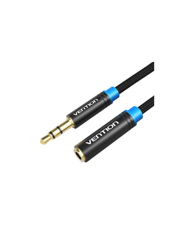Wisam® Geflochtenes Audiokabel 3,5 mm Stecker-Buchse 2 Meter