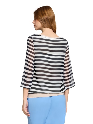 BETTY & CO Shirt in marine ecru