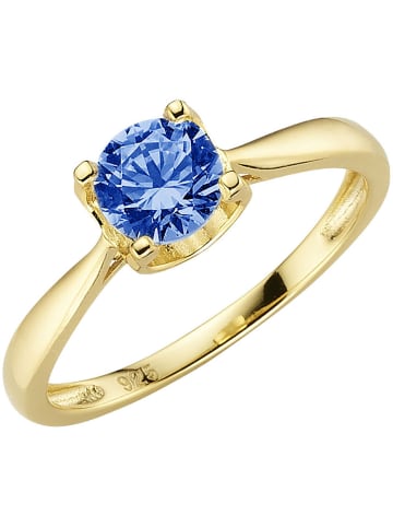 Aniston Fingerring in gelbgoldfarben-blau