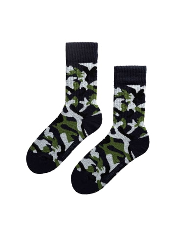 Hudson Socken Camouflage gemustert in Marineblau