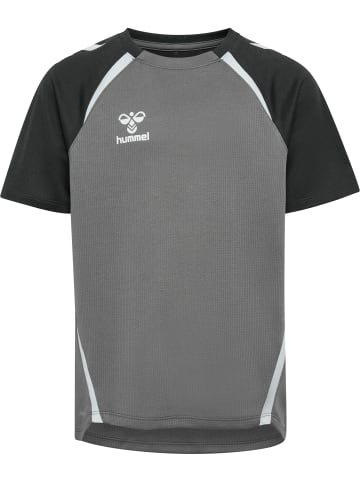 Hummel T-Shirt Hmllead Kinder in STEEL GRAY/ASPHALT