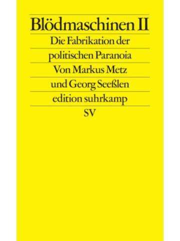 Suhrkamp Buch - Blödmaschinen II