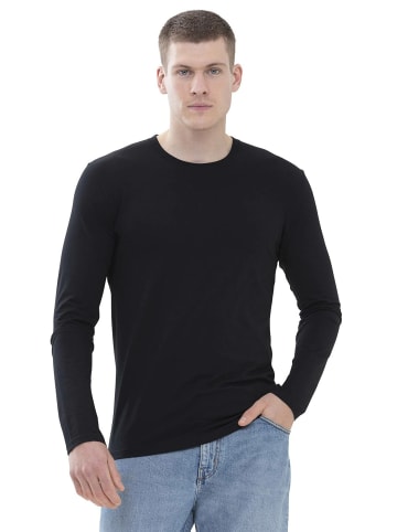 Mey Langarm UnterHemd für Herren in schwarz