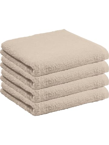 REDBEST Frottier Duschtuch 4er-Pack Oceanside in beige