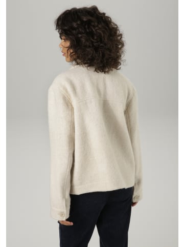 Aniston CASUAL Fleecejacke in hellbeige