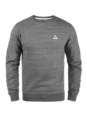 BLEND Sweatshirt BHHenry 20711240ME Sweatpullover mit Gummi-Patch in Grau