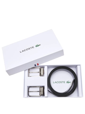 Lacoste Accessoire - Gürtel mit austauschbaren Schnallen in 90 | noir marine 166