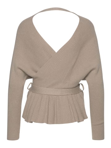 LASCANA Strickpullover in beige