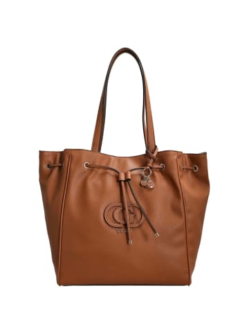 Guess Calebra - Schultertasche 42 cm (black) in cognac