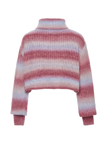 Sidona Damen Rollkragenpullover in LILA MEHRFARBIG