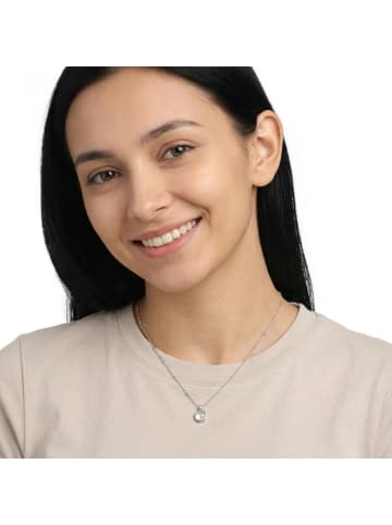 Noelani Kette mit Anhänger Silber 925, rhodiniert in silber