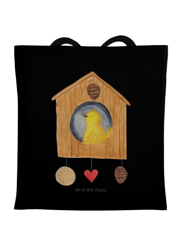 Mr. & Mrs. Panda Schultasche Vogelhaus Home ohne Spruch in Schwarz
