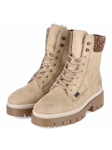rieker Schnürstiefel in beige