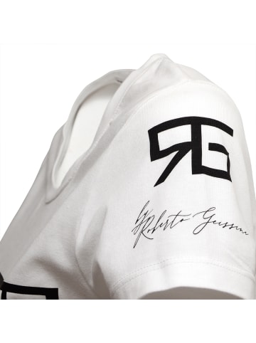 Roberto Geissini Don`t Hate T-Shirt Weiß