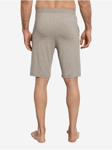 Hanro Pyjamashorts Casuals in hazelnut melange
