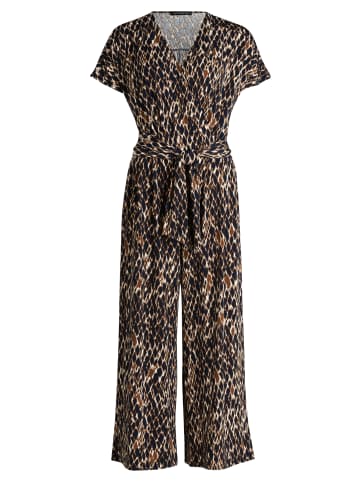 Betty Barclay Jumpsuit mit Eingrifftaschen in Dark Blue/Brown
