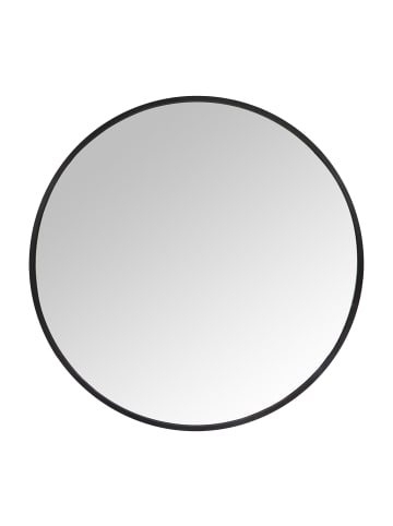 relaxdays Spiegel in Schwarz - 60 cm