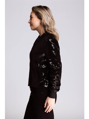 ZHRILL Jacke ZHDALS SEQUINS BLACK in BLACK