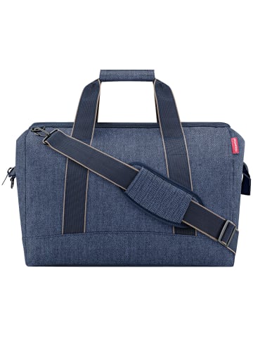 Reisenthel Allrounder L Weekender Reisetasche 48 cm in herringbone dark blue