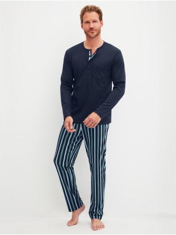 Calida Pyjama in saphir blue