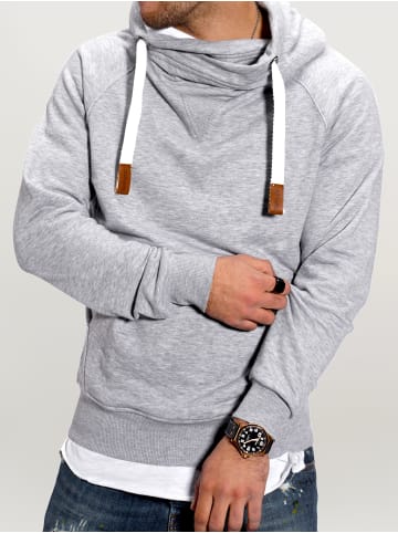 behype Hoodie JULES in grau