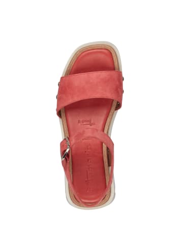 Tamaris Plateau Sandaletten in Rot