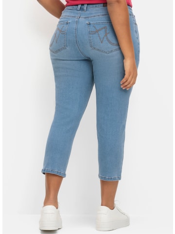 sheego Stretch-Jeans in blue denim