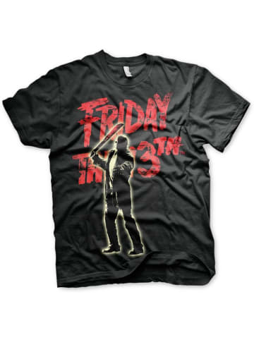 Friday The 13th T-Shirt "Jason Voorhees Big Tall T-Shirt" in Schwarz