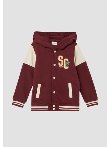 s.Oliver Sweatshirt Jacke in 3900_bordeaux