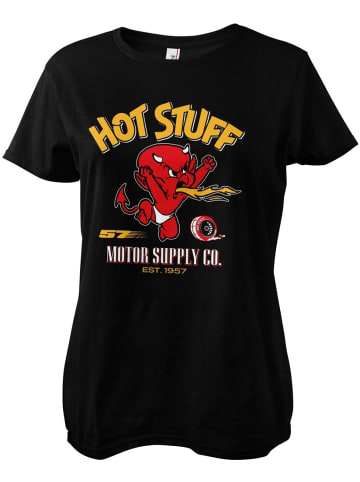 Hot Stuff Shirt "Motor Supply Co Girly Tee" in Schwarz