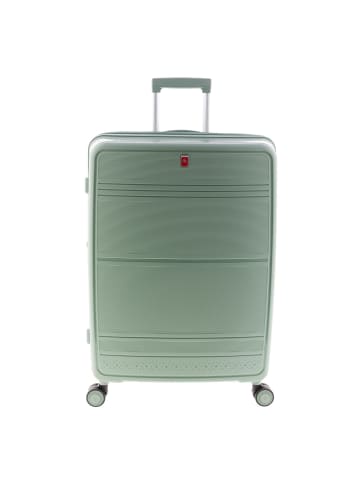 Gladiator 3500 4 Rollen Trolley 75 cm mit Dehnfalte in jade green
