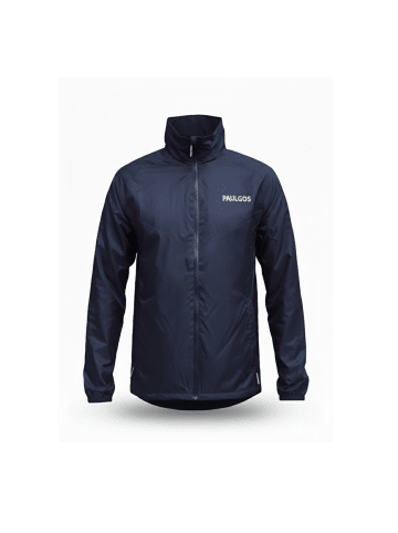 PAULGOS Herren Regenjacke Funktionsjacke in Navi-Blau
