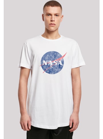 F4NT4STIC T-Shirt NASA Classic Insignia Distressed in weiß