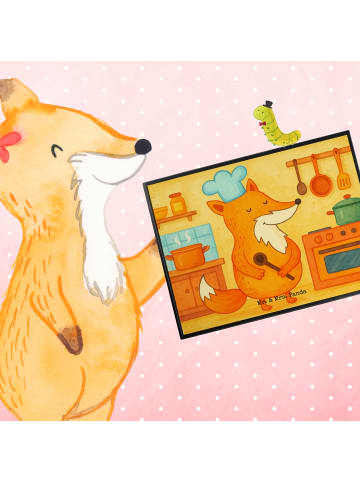 Mr. & Mrs. Panda schreibtischunterlage Fuchs Koch Design ohne Sp... in Weiß