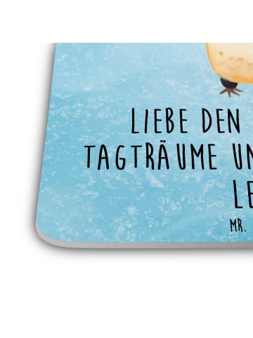 Mr. & Mrs. Panda Untersetzer Set Pinguin Luftballon mit Spruch in Eisblau