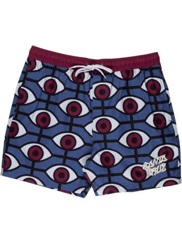 Santa Cruz Badeshort "Salba Eyes Swimshort" in Grau