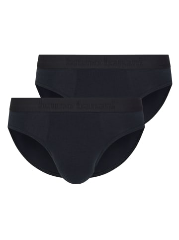 Bruno Banani Slip 2er Pack in Schwarz