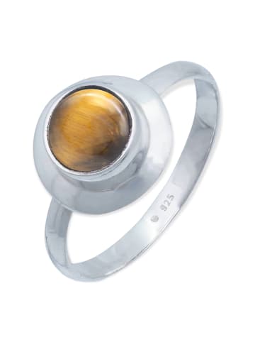 mantraroma 925er Silber - Ringe mit Tigerauge