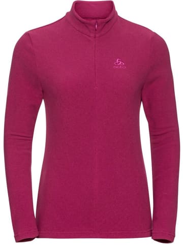 Odlo Longsleeve "Midlayer 1/2 Zip Roy" in Lila