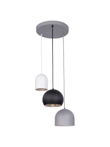 Licht-Erlebnisse Pendelleuchte (B)40 x (L)40 x (T)100 cm in Grau Schwarz WeißGrau Schwarz Weiß