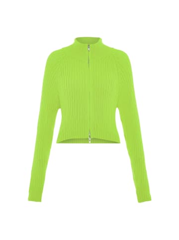 myMo Damen Strickjacke in LIMETTE