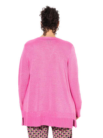 Ulla Popken Strickjacke in pink
