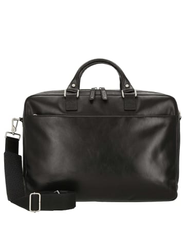 PICARD Buddy - Aktentasche 15" 42 cm Büffelleder (schwarz) in schwarz
