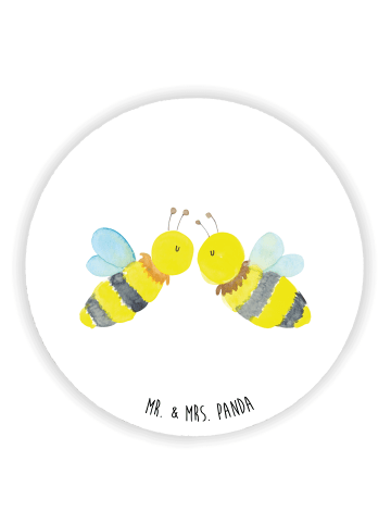 Mr. & Mrs. Panda Kühlschrankmagnet Biene Liebe ohne Spruch in Weiß