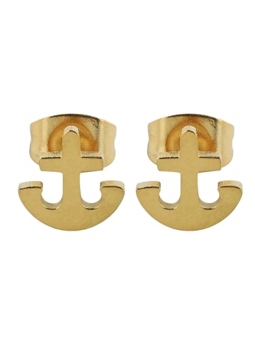 Adeliás Unisex Ohrringe – Ohrstecker aus Edelstahl in gold