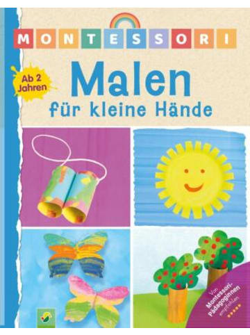 Schwager & Steinlein Buch - Montessori Malen für kleine Hände | Ab 2 Jahren
