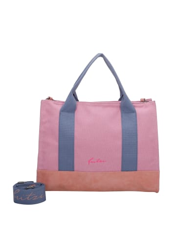 Fritzi aus Preußen Shopper Canvas Tote Bag in Rosy