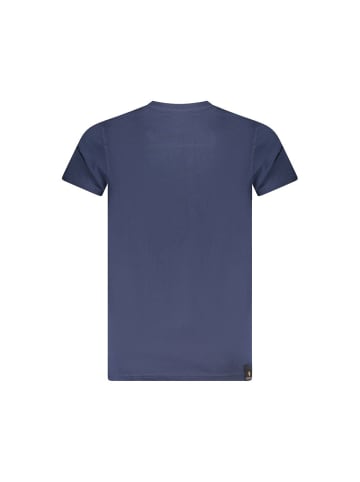 ACCADEMIA MILITARE Blaues Baumwoll-T-Shirt