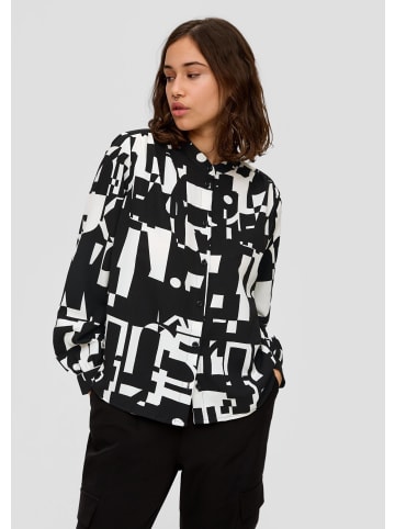 QS Bluse in 99A2_schwarz